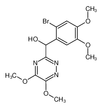 3-(2-Bromo-α-hydroxy-4,5-dimethoxybenzyl)-5,6-dimethoxy-1,2,4-triazine CAS:390401-05-5 manufacturer & supplier