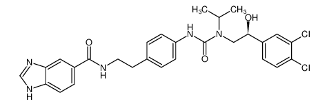 (S)-N-(4-(3-(2-(3,4-dichlorophenyl)-2-hydroxyethyl)-3-isopropylureido)phenethyl)-1H-benzo[d]imidazole-5-carboxamide CAS:390406-34-5 manufacturer & supplier