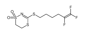 3-((5,6,6-trifluorohex-5-en-1-yl)thio)-5,6-dihydro-1,4,2-dithiazine 1,1-dioxide CAS:390409-20-8 manufacturer & supplier