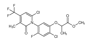 methyl 2-(2-chloro-5-(6-chloro-3-methyl-2-oxo-4-(trifluoromethyl)pyridin-1(2H)-yl)-4-fluorophenoxy)propanoate CAS:390412-57-4 manufacturer & supplier