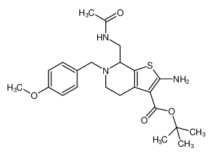 tert-butyl 7-(acetamidomethyl)-2-amino-6-(4-methoxybenzyl)-4,5,6,7-tetrahydrothieno[2,3-c]pyridine-3-carboxylate CAS:390426-54-7 manufacturer & supplier