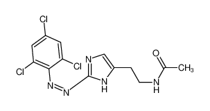 N-[2-[(2E)-2-[(2,4,6-trichlorophenyl)hydrazinylidene]imidazol-4-yl]ethyl]acetamide CAS:39050-09-4 manufacturer & supplier