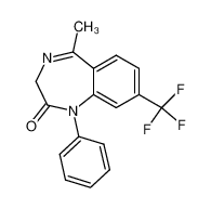 5-methyl-1-phenyl-8-trifluoromethyl-1,3-dihydro-benzo[e][1,4]diazepin-2-one CAS:39061-67-1 manufacturer & supplier