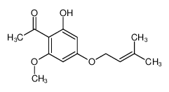 1-acetyl-4-isopentenyl-6-methylphloroglucinol CAS:39068-65-0 manufacturer & supplier