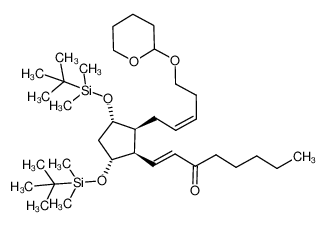 (E)-1-{(1R,2S,3S,5R)-3,5-Bis-(tert-butyl-dimethyl-silanyloxy)-2-[(Z)-5-(tetrahydro-pyran-2-yloxy)-pent-2-enyl]-cyclopentyl}-oct-1-en-3-one CAS:390746-24-4 manufacturer & supplier