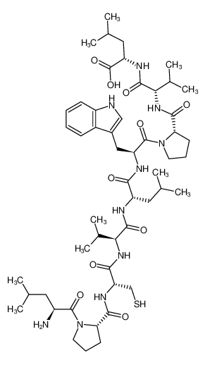 L-Leucine,L-leucyl-L-prolyl-L-cysteinyl-L-valyl-L-leucyl-L-tryptophyl-L-prolyl-L-valyl- CAS:390749-07-2 manufacturer & supplier