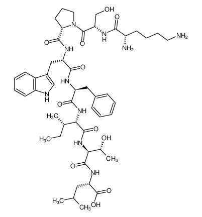 L-Leucine,L-lysyl-L-seryl-L-prolyl-L-tryptophyl-L-phenylalanyl-L-isoleucyl-L-threonyl- CAS:390749-69-6 manufacturer & supplier