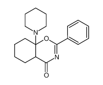 2-phenyl-8a-piperidin-1-yl-4a,5,6,7,8,8a-hexahydro-benzo[e][1,3]oxazin-4-one CAS:39076-45-4 manufacturer & supplier