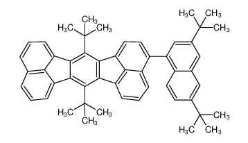 7,14-di-tert-butyl-3-(3,6-di-tert-butylnaphthalen-1-yl)acenaphtho[1,2-k]fluoranthene CAS:390761-55-4 manufacturer & supplier