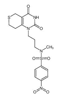 N-(3-(2,4-dioxo-3,4,7,8-tetrahydro-2H-thiopyrano[4,3-d]pyrimidin-1(5H)-yl)propyl)-N-methyl-4-nitrobenzenesulfonamide CAS:390766-52-6 manufacturer & supplier