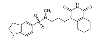 N-(3-(2,4-dioxo-3,4,5,6,7,8-hexahydroquinazolin-1(2H)-yl)propyl)-N-methylindoline-5-sulfonamide CAS:390766-84-4 manufacturer & supplier