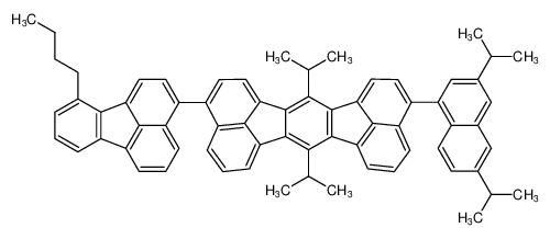 Acenaphtho[1,2-k]fluoranthene,3-[3,6-bis(1-methylethyl)-1-naphthalenyl]-11-(10-butyl-3-fluoranthenyl)-7,14-bis(1-methylethyl)- CAS:390767-76-7 manufacturer & supplier