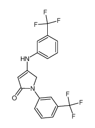 1-(3-Trifluoromethyl-phenyl)-4-(3-trifluoromethyl-phenylamino)-1,5-dihydro-pyrrol-2-one CAS:39081-94-2 manufacturer & supplier