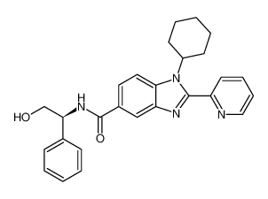 (S)-1-cyclohexyl-N-(2-hydroxy-1-phenylethyl)-2-(pyridin-2-yl)-1H-benzo[d]imidazole-5-carboxamide CAS:390813-91-9 manufacturer & supplier