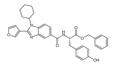 benzyl (1-cyclohexyl-2-(furan-3-yl)-1H-benzo[d]imidazole-5-carbonyl)-L-tyrosinate CAS:390815-51-7 manufacturer & supplier