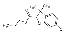 3-(4-chlorophenyl)-3,3-dimethyl-2-chloro-thiopropionic acid S-n-propyl ester CAS:39082-66-1 manufacturer & supplier