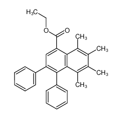 5,6,7,8-Tetramethyl-3,4-diphenyl-naphthalene-1-carboxylic acid ethyl ester CAS:39093-03-3 manufacturer & supplier