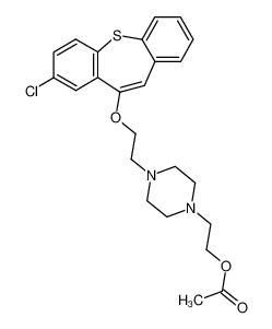 1-acetoxy-2-{4-[2-(8-chloro-dibenzo[b,f]thiepin-10-yloxy)-ethyl]-piperazin-1-yl}-ethane CAS:39109-61-0 manufacturer & supplier