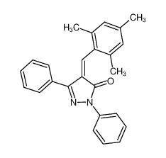 2,5-diphenyl-4-(2,4,6-trimethyl-benzylidene)-2,4-dihydro-pyrazol-3-one CAS:39116-46-6 manufacturer & supplier