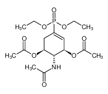 (1S,2R,3R)-2-acetamido-5-(diethoxyphosphoryl)cyclohex-4-ene-1,3-diyl diacetate CAS:391201-79-9 manufacturer & supplier