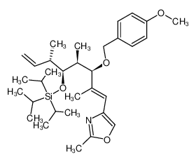 4-[(3R),(4S),(5S),(6S),(1E)-3-(4-methoxybenzyloxy)-2,4,6-triisopropylsilanyloxyocta-1,7-dienyl]-2-methyloxazole CAS:391208-62-1 manufacturer & supplier