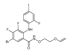 5-bromo-3,4-difluoro-2-((2-fluoro-4-iodophenyl)amino)-N-(2-(vinyloxy)ethoxy)benzamide CAS:391210-22-3 manufacturer & supplier