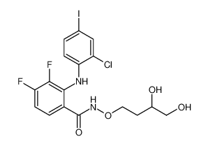 2-((2-chloro-4-iodophenyl)amino)-N-(3,4-dihydroxybutoxy)-3,4-difluorobenzamide CAS:391210-53-0 manufacturer & supplier