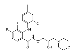 2-((2-chloro-4-iodophenyl)amino)-3,4-difluoro-N-(2-hydroxy-3-morpholinopropoxy)benzamide CAS:391210-98-3 manufacturer & supplier