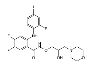 4,5-difluoro-2-((2-fluoro-4-iodophenyl)amino)-N-(2-hydroxy-3-morpholinopropoxy)benzamide CAS:391211-08-8 manufacturer & supplier