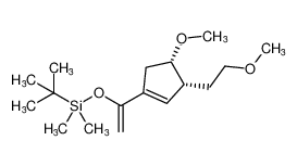 rel-tert-butyl((1-((3R,4S)-4-methoxy-3-(2-methoxyethyl)cyclopent-1-en-1-yl)vinyl)oxy)dimethylsilane CAS:391231-71-3 manufacturer & supplier