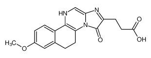 3-(8-methoxy-3-oxo-3,5,6,11-tetrahydrobenzo[f]imidazo[1,2-a]quinoxalin-2-yl)propanoic acid CAS:391235-48-6 manufacturer & supplier