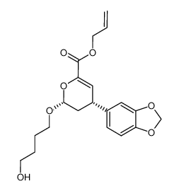 (4R,6R)-4-benzo[1,3]dioxol-5-yl-6-(4-hydroxy-butoxy)-5,6-dihydro-4H-pyran-2-carboxylic acid allyl ester CAS:391244-13-6 manufacturer & supplier