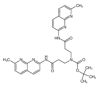 3-((tert-butoxy)-N-(2-(N-(7-methylpyridino[3,2-e]pyridin-2-yl)carbamoyl)ethyl)carbonylamino)-N-(7-methylpyridino[3,2-e]pyridin-2-yl)propanoate CAS:391247-71-5 manufacturer & supplier