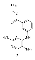 ethyl 3-[(2,5-diamino-6-chloro-4-pyrimidinyl)amino]benzoate CAS:391249-20-0 manufacturer & supplier