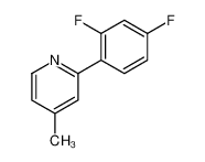 2-(2,4-difluorophenyl)-4-methylpyridine CAS:391250-41-2 manufacturer & supplier