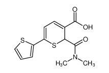 2-(dimethylcarbamoyl)-6-(thiophen-2-yl)-2H-thiopyran-3-carboxylic acid CAS:391258-11-0 manufacturer & supplier