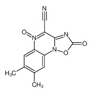 4-cyano-7,8-dimethyl-2-oxo-1,2,4-oxadiazolo(2,3-a)quinoxaline 5-N-oxide CAS:39132-78-0 manufacturer & supplier