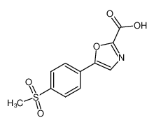 5-(4-methanesulfonyl-phenyl)-oxazole-2-carboxylic acid CAS:3914-98-5 manufacturer & supplier