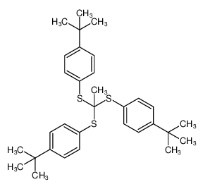 Benzene, 1,1',1'-[ethylidynetris(thio)]tris[4-(1,1-dimethylethyl)- CAS:39141-47-4 manufacturer & supplier