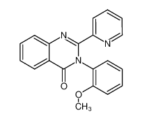 3-(2-methoxy-phenyl)-2-pyridin-2-yl-3H-quinazolin-4-one CAS:39142-54-6 manufacturer & supplier