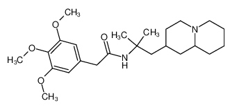 N-(1,1-dimethyl-2-octahydroquinolizin-2-yl-ethyl)-2-(3,4,5-trimethoxy-phenyl)-acetamide CAS:39144-02-0 manufacturer & supplier