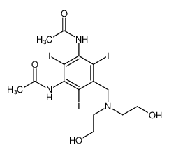 N,N'-(5-((bis(2-hydroxyethyl)amino)methyl)-2,4,6-triiodo-1,3-phenylene)diacetamide CAS:39150-70-4 manufacturer & supplier