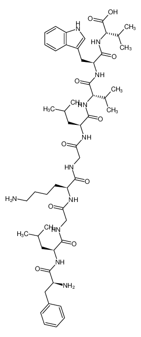 L-Valine,L-phenylalanyl-L-leucylglycyl-L-lysylglycyl-L-leucyl-L-valyl-L-tryptophyl- CAS:391593-74-1 manufacturer & supplier