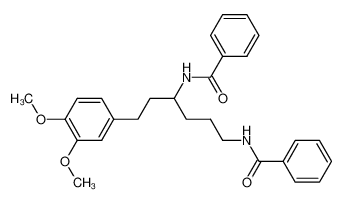 (+-)-N,N'-Dibenzoyl-1,4-diamino-6-(3,4-dimethoxy-phenyl)-hexan CAS:3916-72-1 manufacturer & supplier