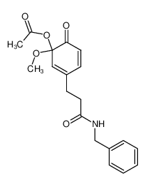 6-acetoxy-4-(2-benzylcarbamoyl-ethyl)-6-methoxycyclohexa-2,4-dienone CAS:391609-36-2 manufacturer & supplier