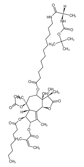 8-O-(12-[Nα-tert-butoxycarbonyl-L-alaninoylamino]dodecanoyl)-8-O-debutanoylthapsigargin CAS:391610-95-0 manufacturer & supplier