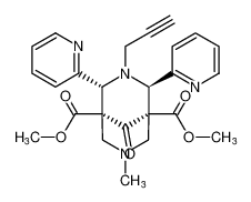 rel-dimethyl (1R,2R,4R,5S)-7-methyl-9-oxo-3-(prop-2-yn-1-yl)-2,4-di(pyridin-2-yl)-3,7-diazabicyclo[3.3.1]nonane-1,5-dicarboxylate CAS:391628-36-7 manufacturer & supplier