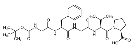 (tert-butoxycarbonyl)glycyl-L-phenylalanylglycyl-L-valyl-L-proline CAS:391640-13-4 manufacturer & supplier