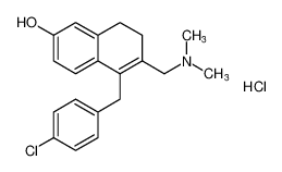 5-(4-chlorobenzyl)-6-((dimethylamino)methyl)-7,8-dihydronaphthalen-2-ol hydrochloride CAS:391652-85-0 manufacturer & supplier