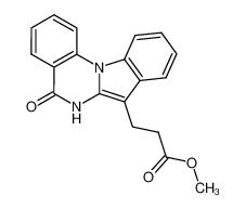 methyl 3-(5-oxo-5,6-dihydroindolo[1,2-a]quinazolin-7-yl)propanoate CAS:391670-42-1 manufacturer & supplier